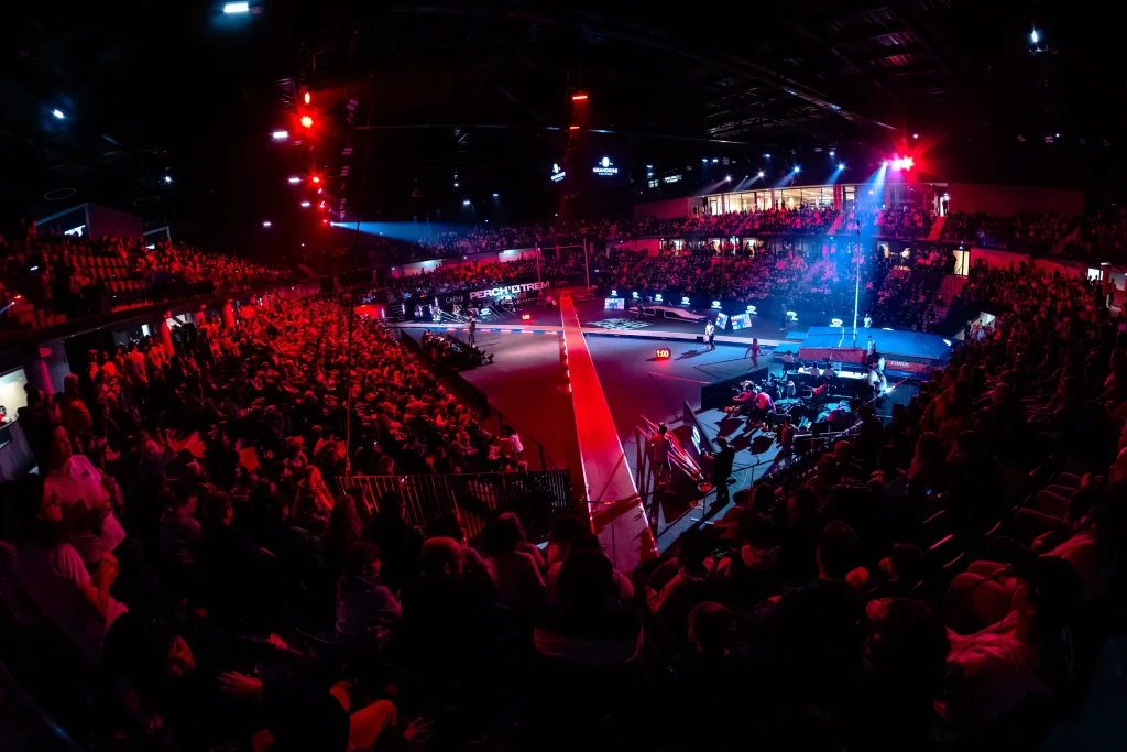 Scène du perch'xtrem à Caen