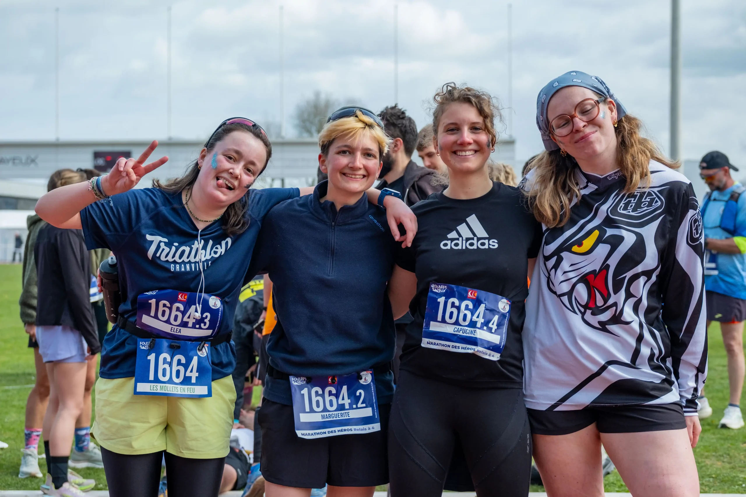 Photographie d’arrivée de course à Bayeux
